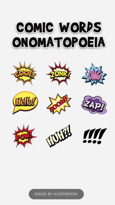 Screenshot #1 pour Comic Book Words