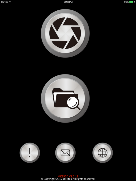 uSpectrum MK350D iPad screenshot