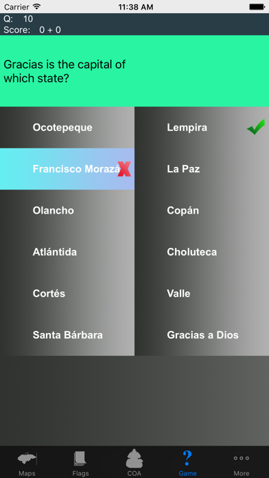 Honduras Department Maps and Capitals screenshot 4