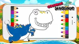 Game screenshot Cool Dinosaur for Kid - 1st Grade Coloring Book apk