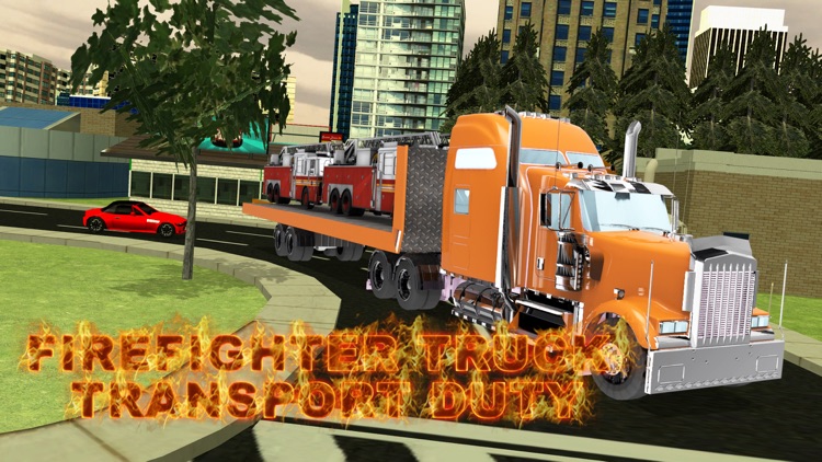 Fire Truck Transporter Simulator & Driving Sim