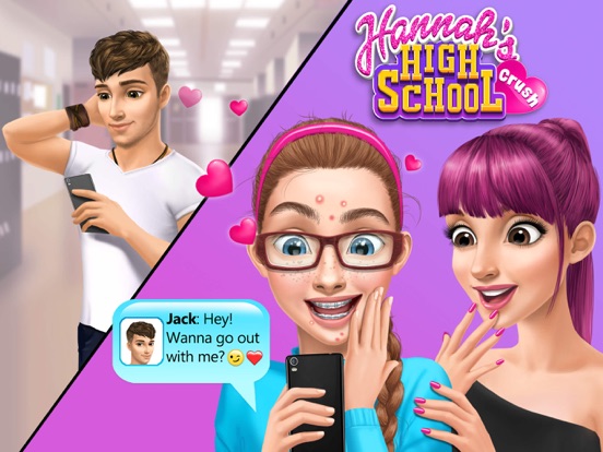 Hannah's High School Crush - No Ads iPad app afbeelding 2