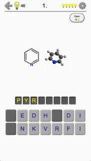 heterocyclic compounds: names of heterocycles quiz iphone screenshot 1