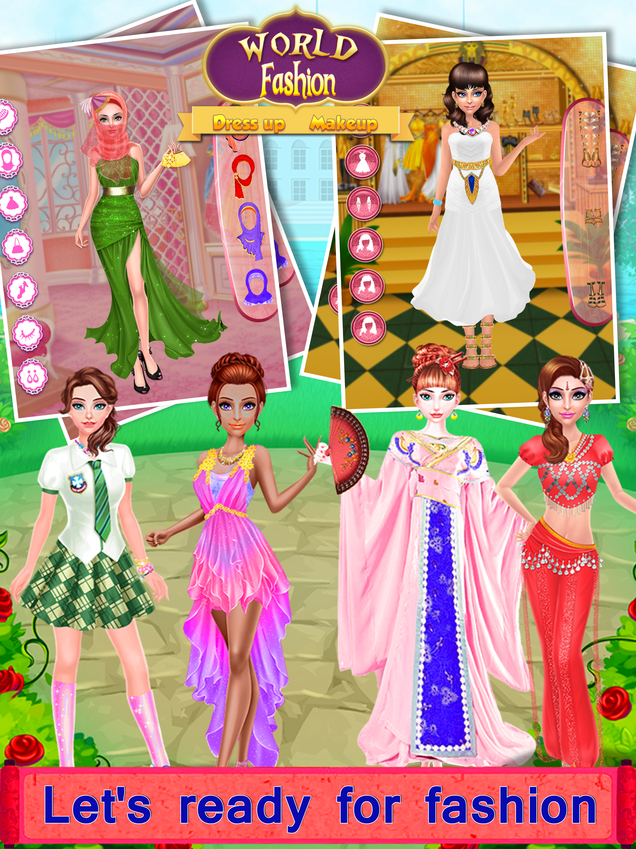 World Fashion Dressup & Makeup