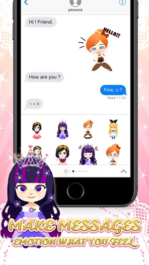 Little princess Stickers for iMessage(圖2)-速報App