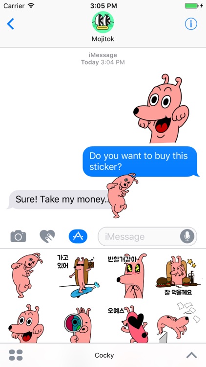 Cocky Stickers