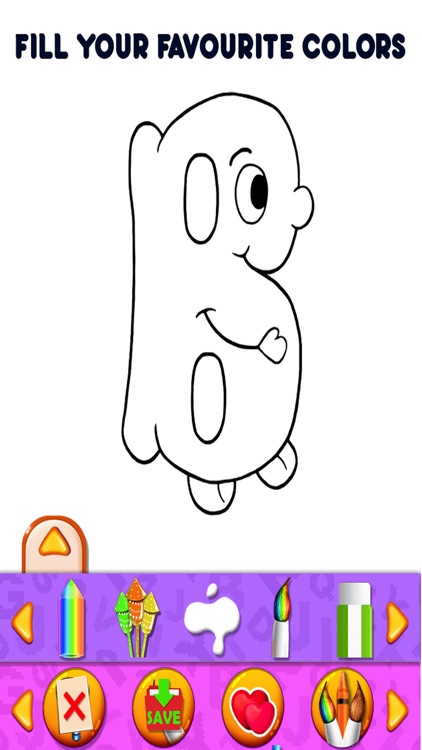 Alphabets Kids Coloring Book Pro