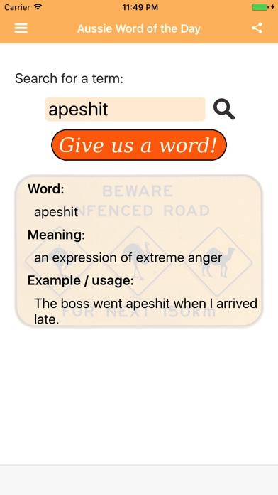 Screenshot #2 pour Aussie Word of the Day