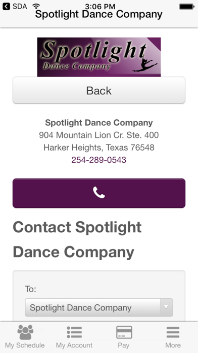 Spotlight Dance Company screenshot