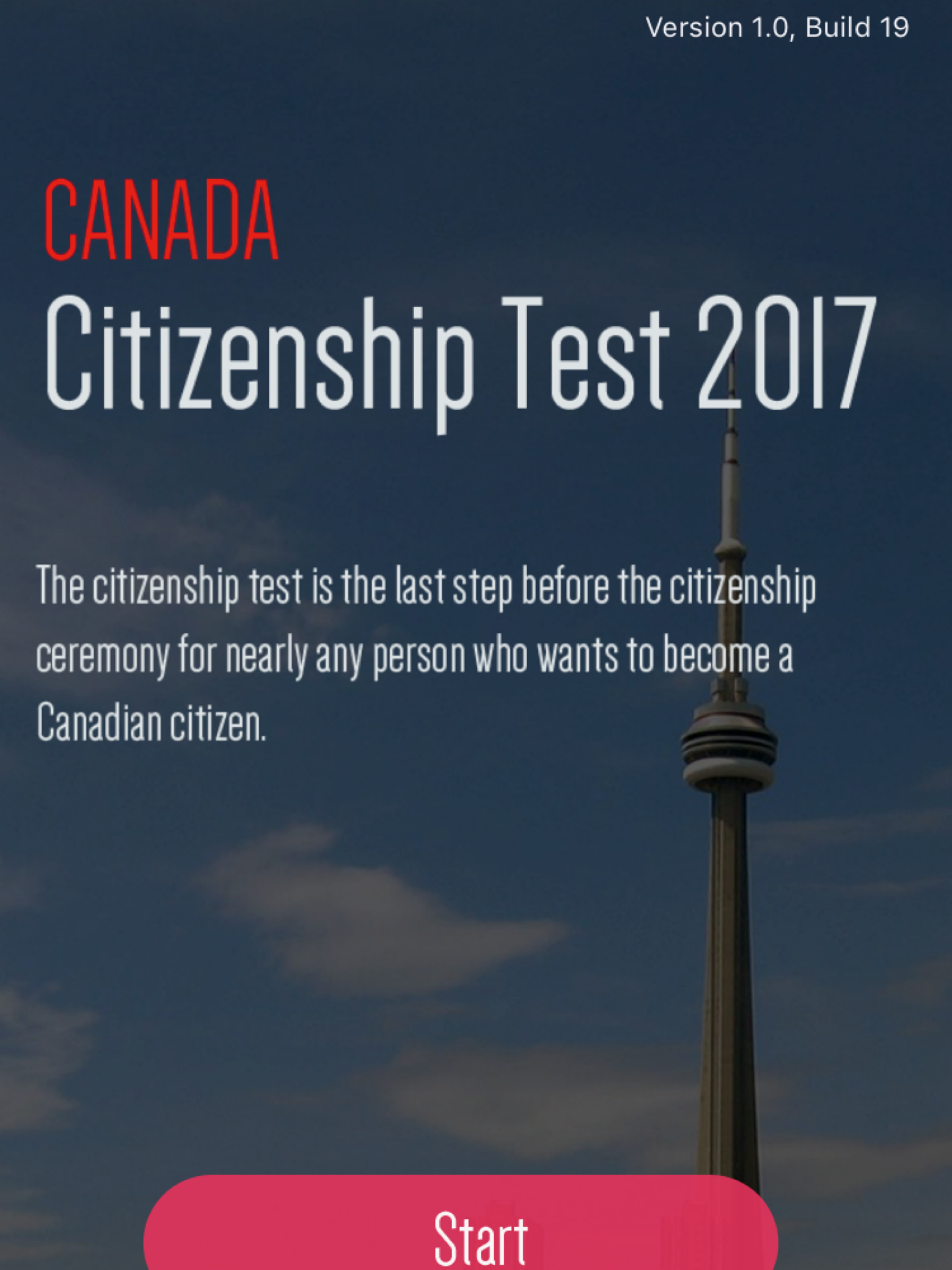 Canada Citizenship 2017 - All Questions screenshot 6