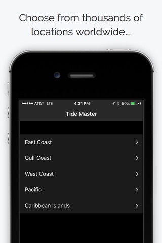 Tide Master - Ocean Tides, Charts, Graphs, Tables screenshot 2