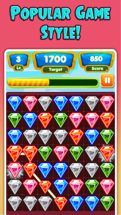 Jewel Smash Pop Deluxe Mania - Connect & Matching