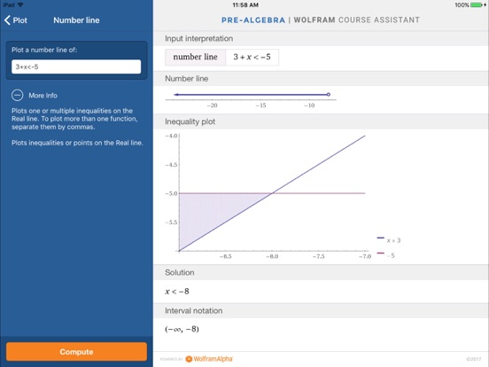 Screenshot #5 pour Wolfram Pre-Algebra Course Assistant