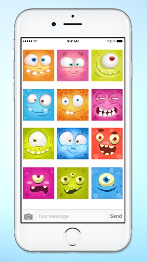 Monster Face Emoji Sticker Pack 2(圖4)-速報App