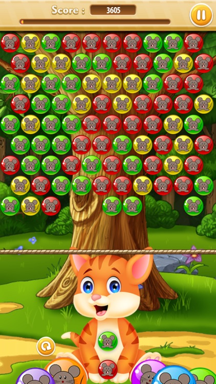 Farm cat Kuzya - Bubble Shooter