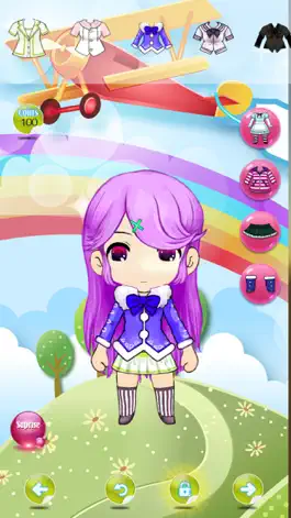 Game screenshot dress up anime pretty cute princess game for teens hack