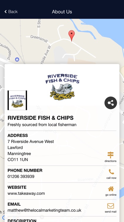 Riverside Fish & Chip App