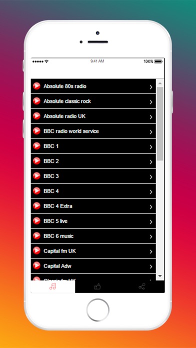 Screenshot #1 pour UK Radio Stations - British FM Online