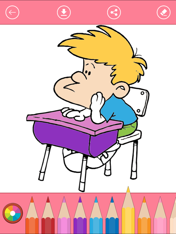 Screenshot #4 pour Livre à colorier de l'école pour les enfants