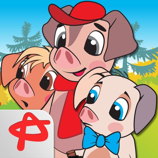 Three Little Pigs: Free Interactive Touch Book icon