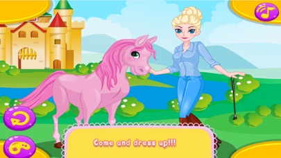 Queen Elsa And Her Horse Girl Games Screenshot