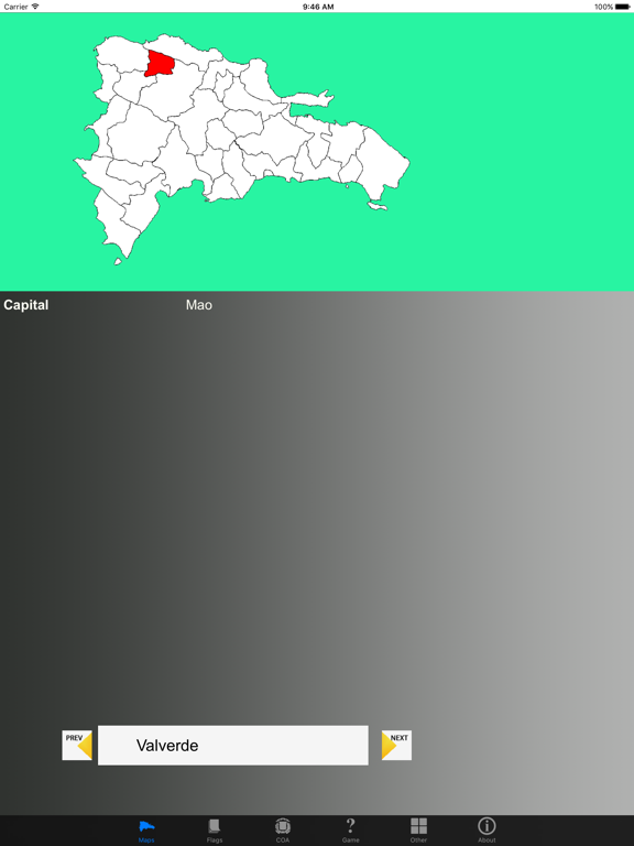 Screenshot #4 pour Dominican Republic Province Maps and Capitals