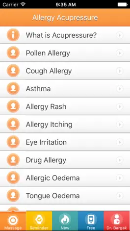 Game screenshot Allergy Acupressure Self-Treatment Massage Points! hack