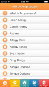 Allergy Acupressure Self-Treatment Massage Points! screenshot