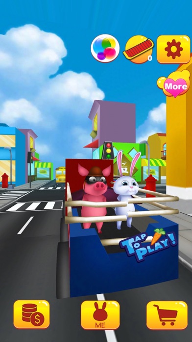 3D Pet Chase City Highway Racing Dash Free Games screenshot 3