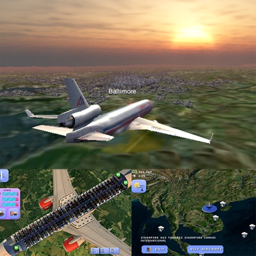 Flight World Simulator Icon