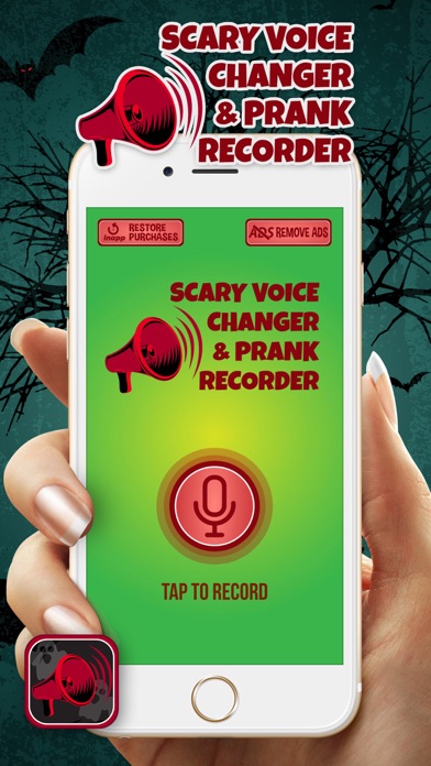 How to cancel & delete Scary Voice Changer & Prank Recorder from iphone & ipad 1