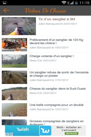 VideosdeChasse screenshot 3