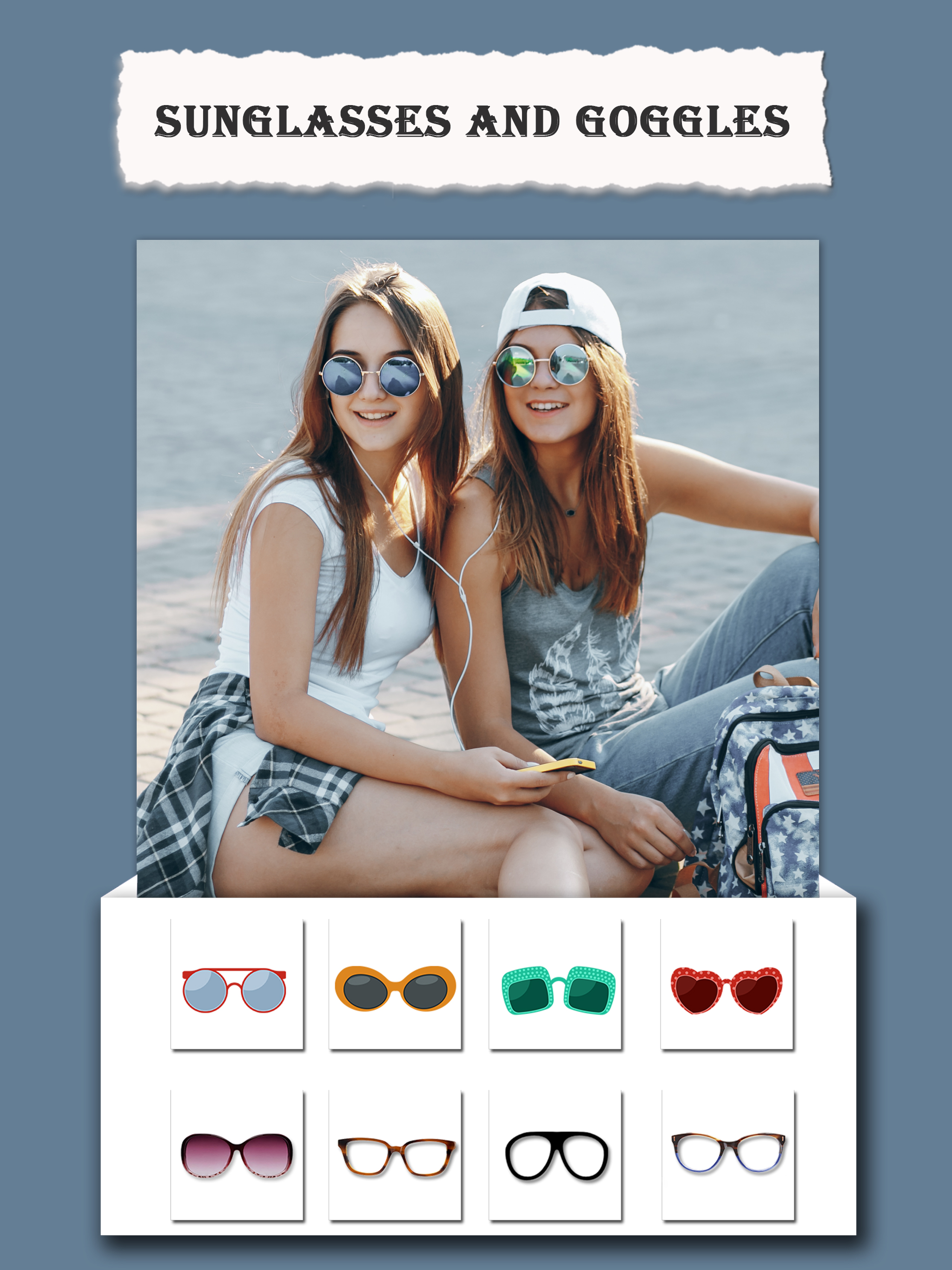 Flower Crown App-Change hairsyle with flower crown