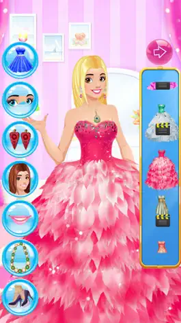 Game screenshot Princess Stylist Girls Dress Up and Makeup Salon hack