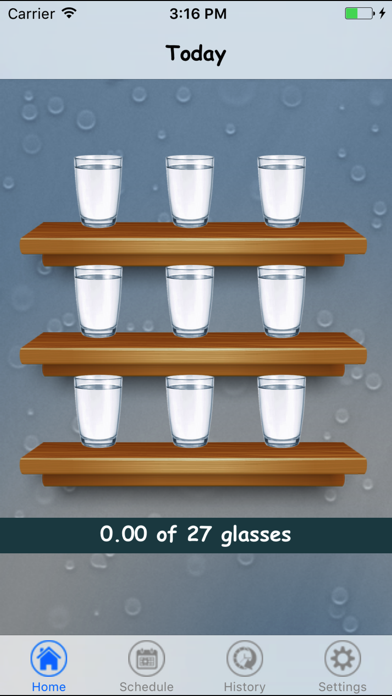 Screenshot #1 pour Daily Water Reminder - Water Alert