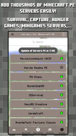 Game screenshot Multiplayer Servers for Minecraft PE & PC w Mods mod apk
