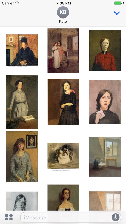 Gwen John Artworks Stickers