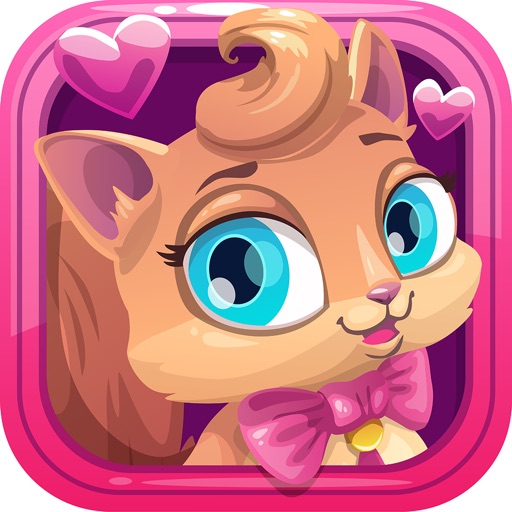 Kitty Crush - puzzle games with cats and candy icon