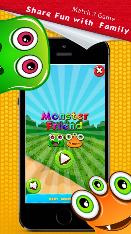 Monster Crush Match 3 Puzzle Game