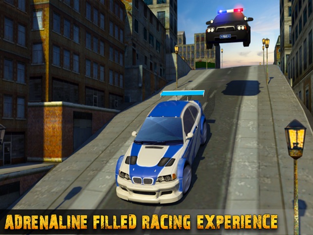 Polis kovalos araba kaçışı: sıcak takip yarış mani App Store'da
