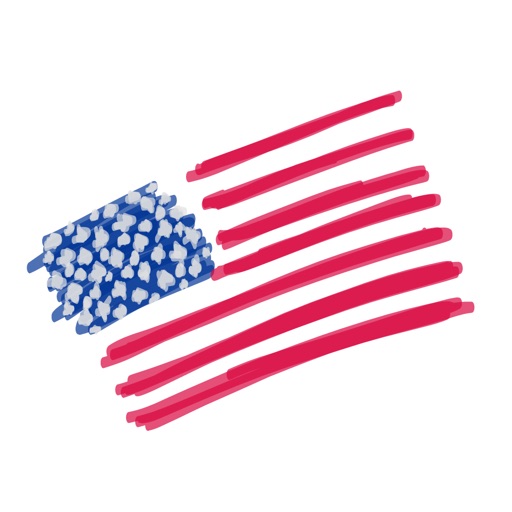 America Nation Sticker - USA Stickers for Photos