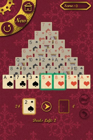 The Pyramid Solitaire screenshot 3