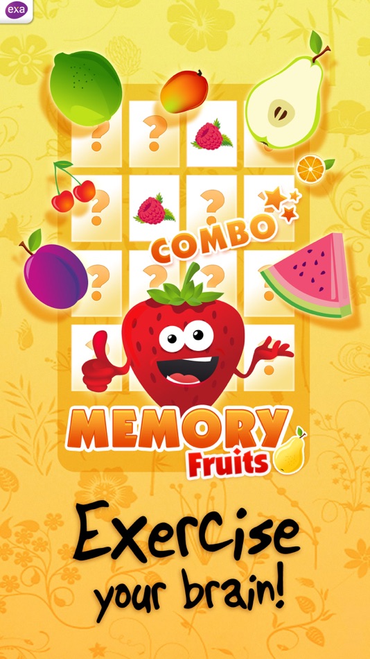 #1. Memory Fruits - Freemium Match Game (iOS) 由: ExaMobile S.A.