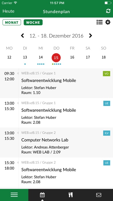 FH Kufstein App screenshot 2