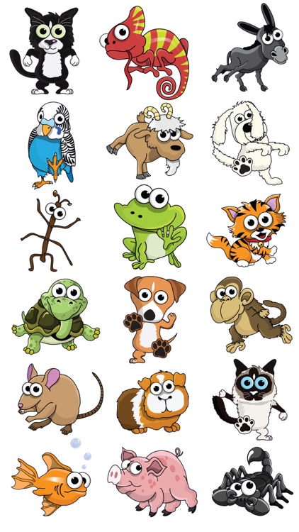 Dancing Pets Animated Stickers