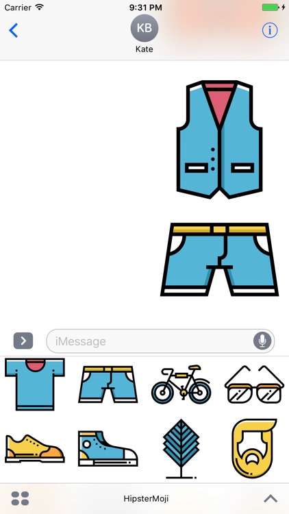 HipsterMoji - Amazing Gentleman Stickers