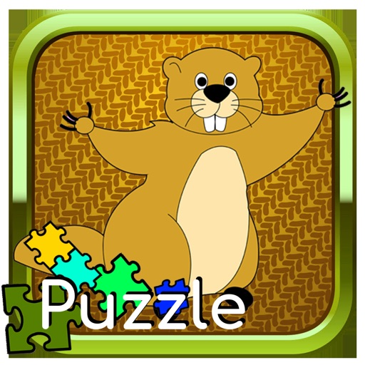 Animals Chipmunk Puzzles Game  for Toddlers iOS App