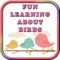 Fun Learning Birds Stencil for Kids