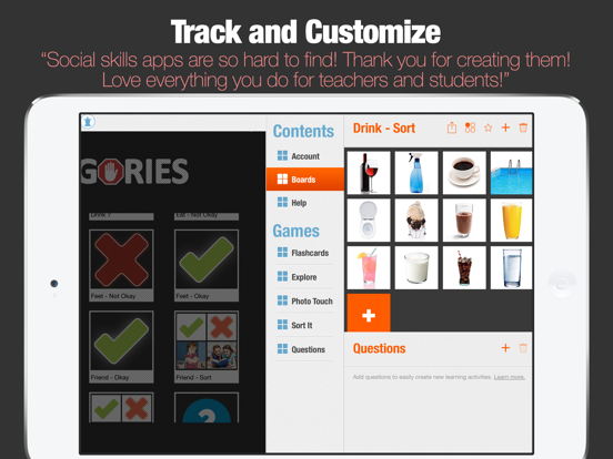 Screenshot #5 for Autism Social Categories and Behaviour App