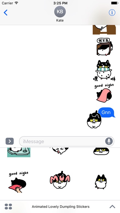 Animated Lovely Dumpling Stickers For iMessage screenshot-4